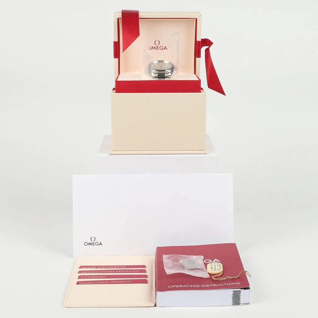 Omega Omega Silver Stainless Steel Seamaster Aqua Terra 220.10.38.20.52.001 Automatic Women's Wristwatch 38 mm 7