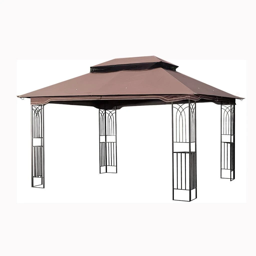 Streamdale Furniture Streamdale 13 X 10 Outdoor Patio Gazebo Canopy Tent With Ventilated Double 5