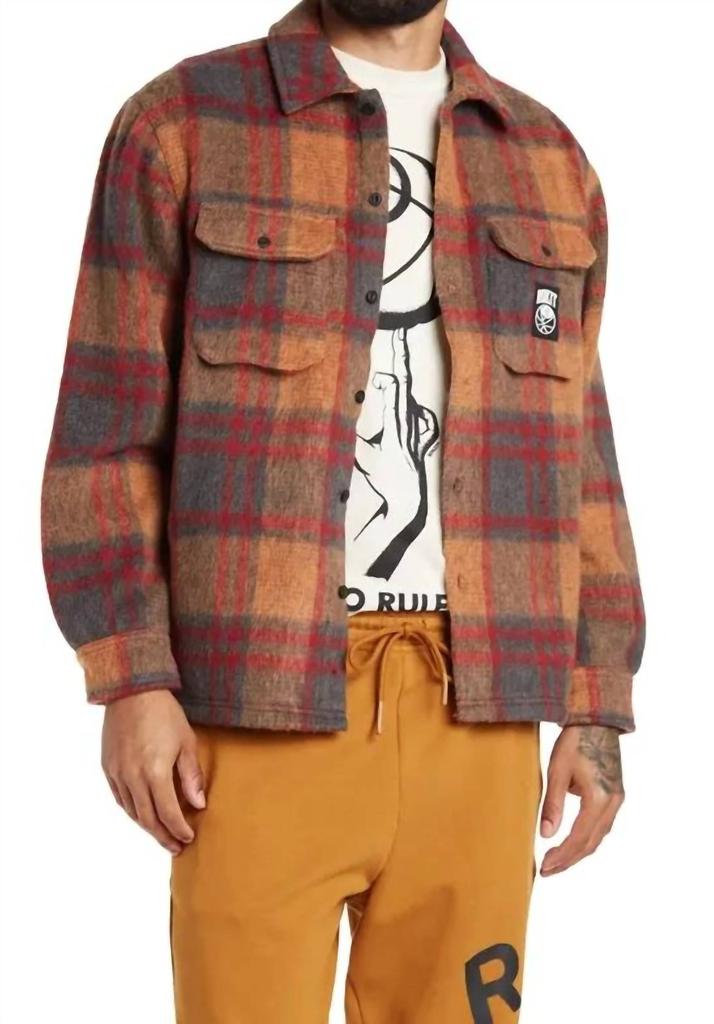 ROKIT Disruption Flannel Jacket In Multi