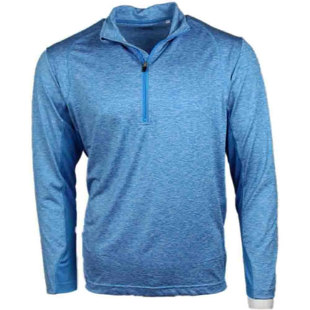 Page & Tuttle Heather Colorblock Quarter Zip Pullover 1