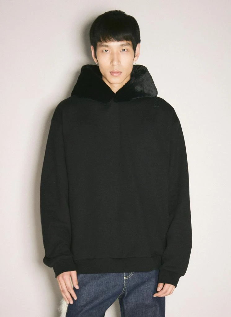 Marni Faux-Fur Hood Sweatshirt 1