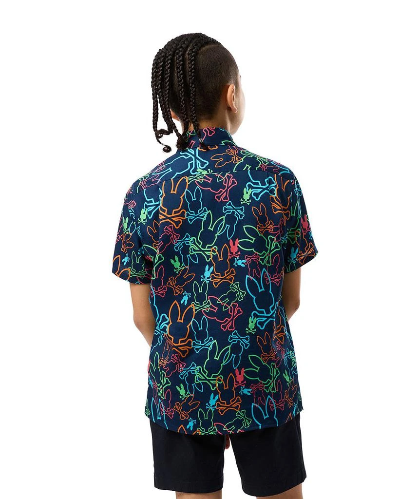 Psycho Bunny Boys' Barrett All Over Print Shirt - Little Kid, Big Kid 4