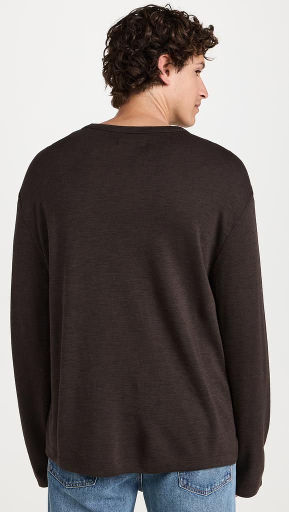 Officine Générale Benny Double Face Felted Wool Tee