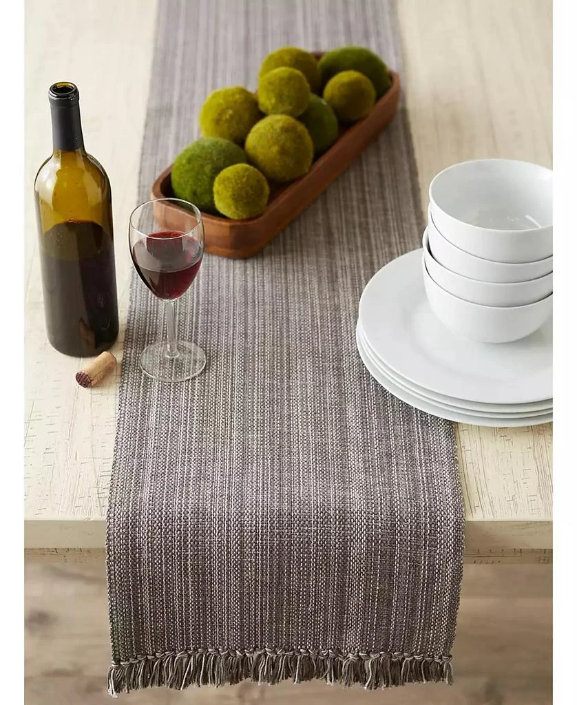 Design Imports Variegated Fringe Table Runner 6