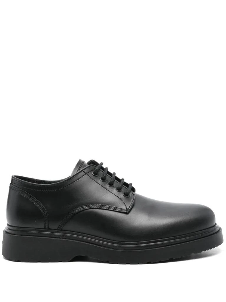 Calvin Klein Sleek Black Leather Derby Shoes 1