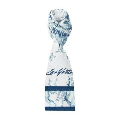 Louis Vuitton Monogram Aquagarden Stole 1