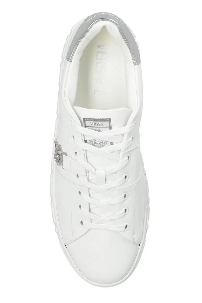 Versace Versace Round-Toe Lace-Up Sneakers 4