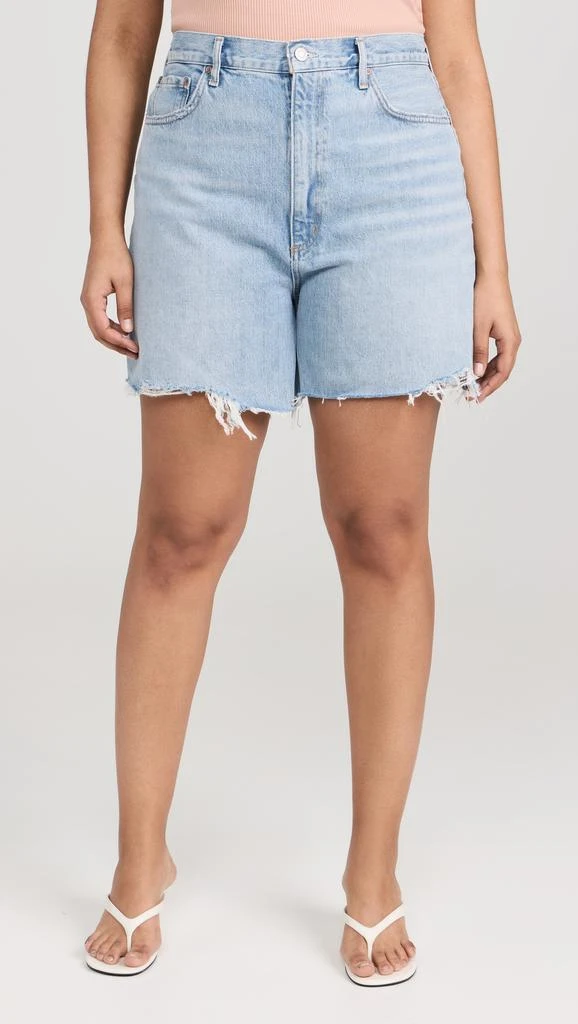 AGOLDE Stella High Rise Baggy Shorts 6
