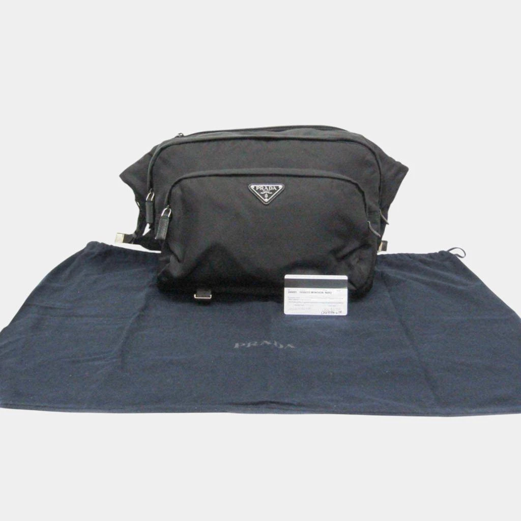 Prada Prada Black Nylon Tessuto Shoulder Sling Bag 8