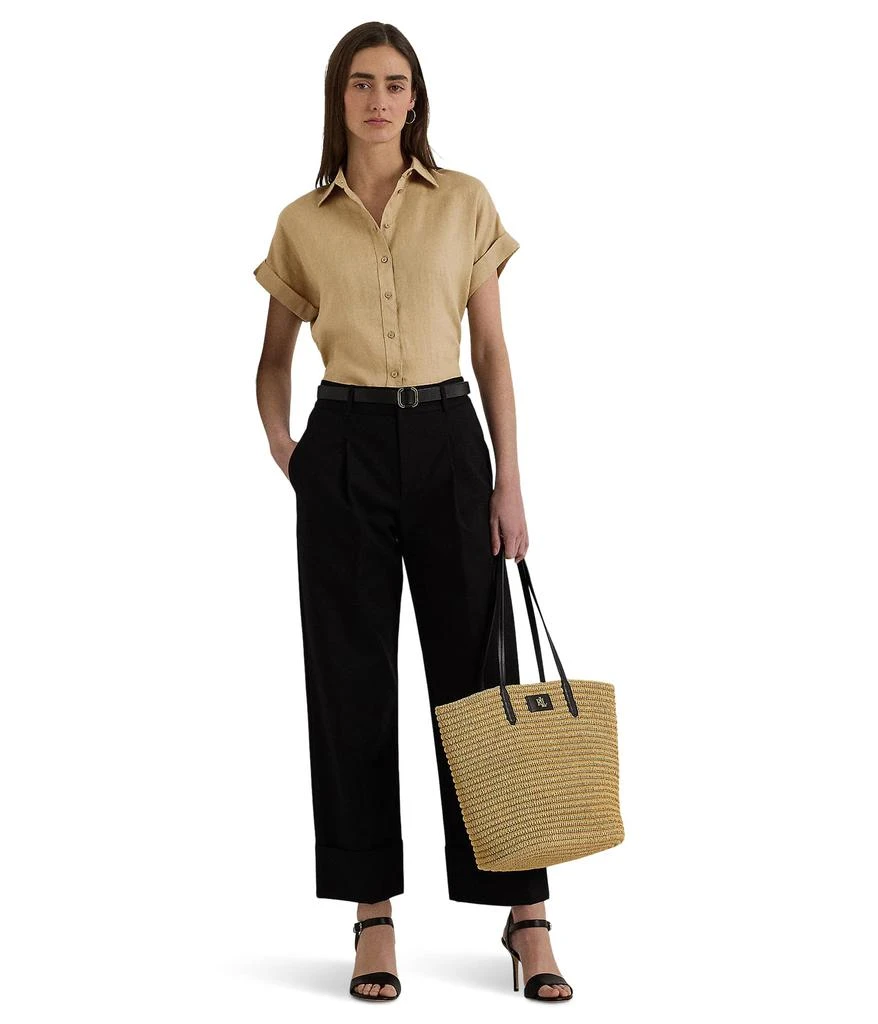 Ralph Lauren Linen Dolman-Sleeve Shirt 4