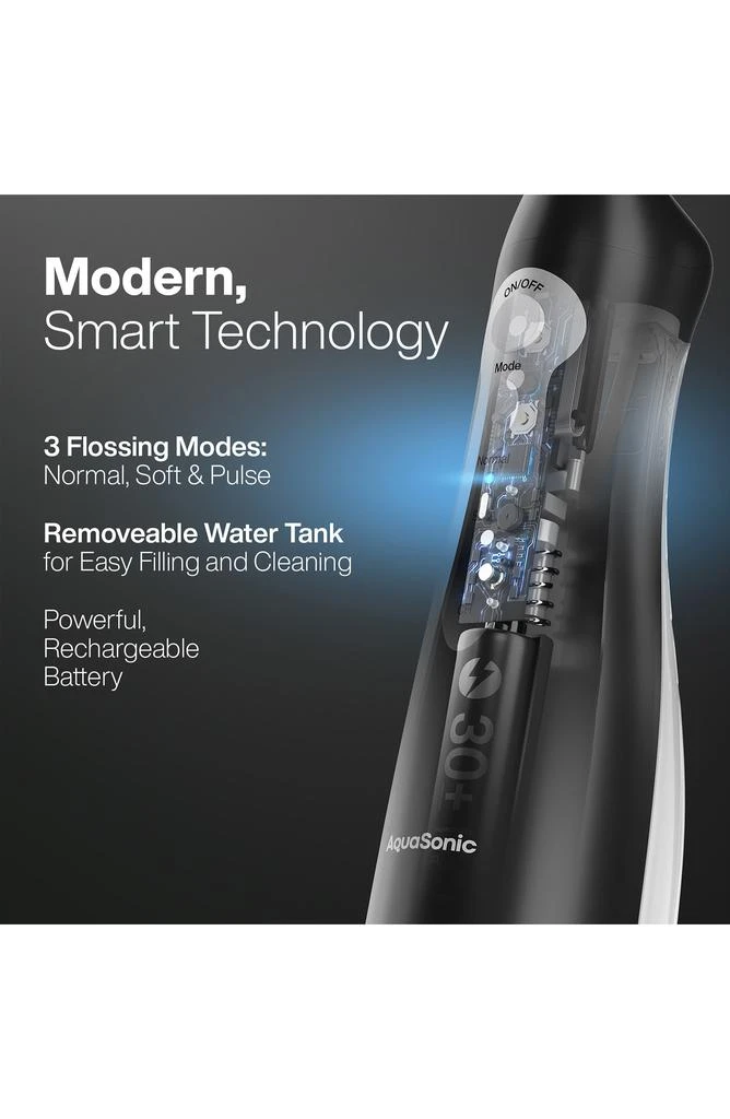 AquaSonic Aqua Flosser, Tips & Travel Pouch Set 6