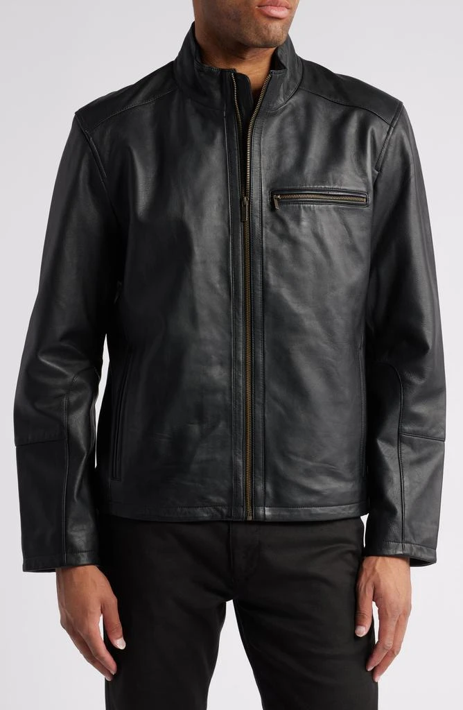 Cole Haan Classic Leather Moto Jacket 3