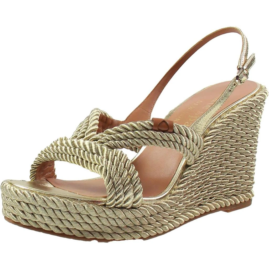 Kate Spade Tahiti Womens Braided Manmade Wedge Sandals 1