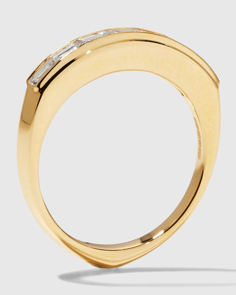 Stephen Webster Baguette Slimline Stack Ring with Diamonds 4
