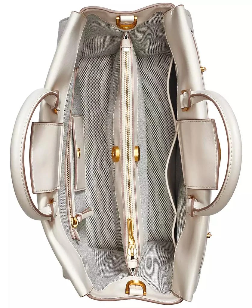 Donna Karan Donna Karan Oceanside Top Handle Leather Satchel 4