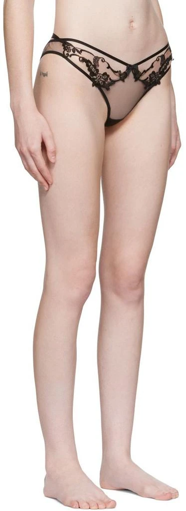 L'Agent by Agent Provocateur Black Nylon Briefs 2