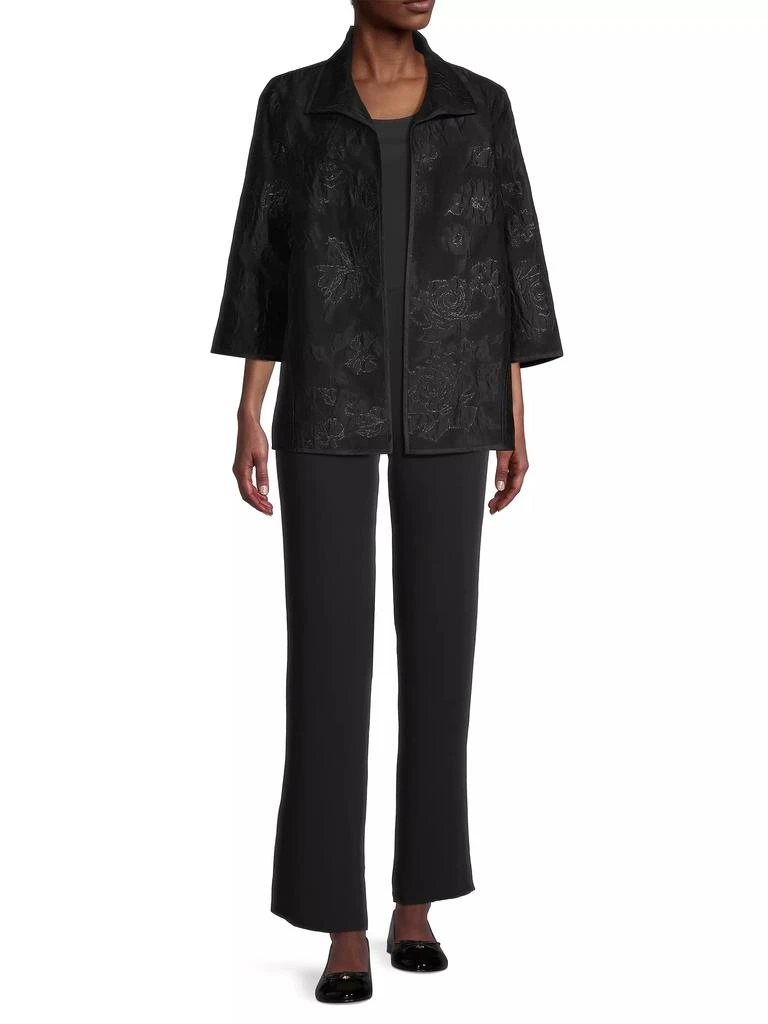 Caroline Rose Shimmer Rose Easy Jacket 2