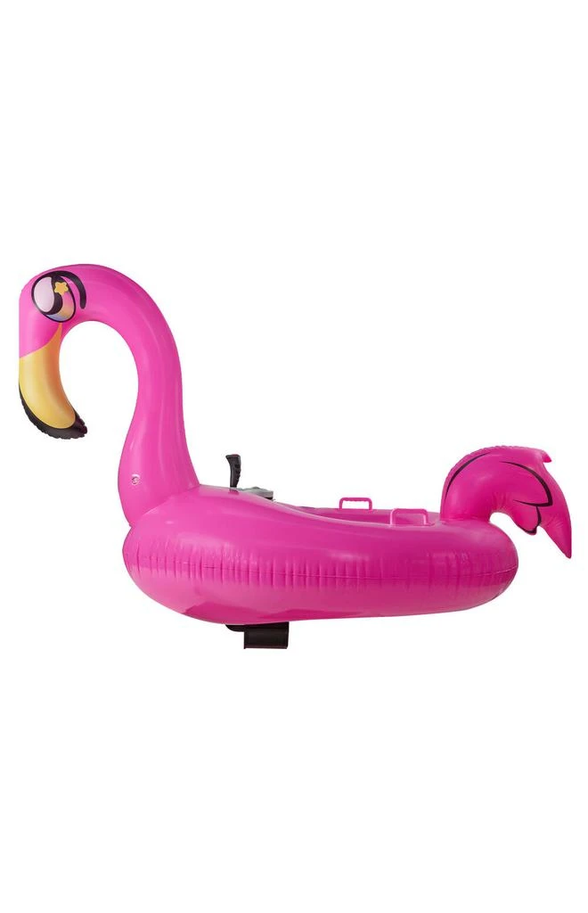 PoolCandy Tube Runner Motorized Flamingo Pool Float 4