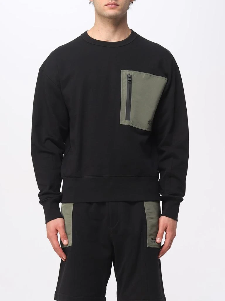 ALEXANDER MCQUEEN Alexander McQueen cotton sweatshirt with pocket 1