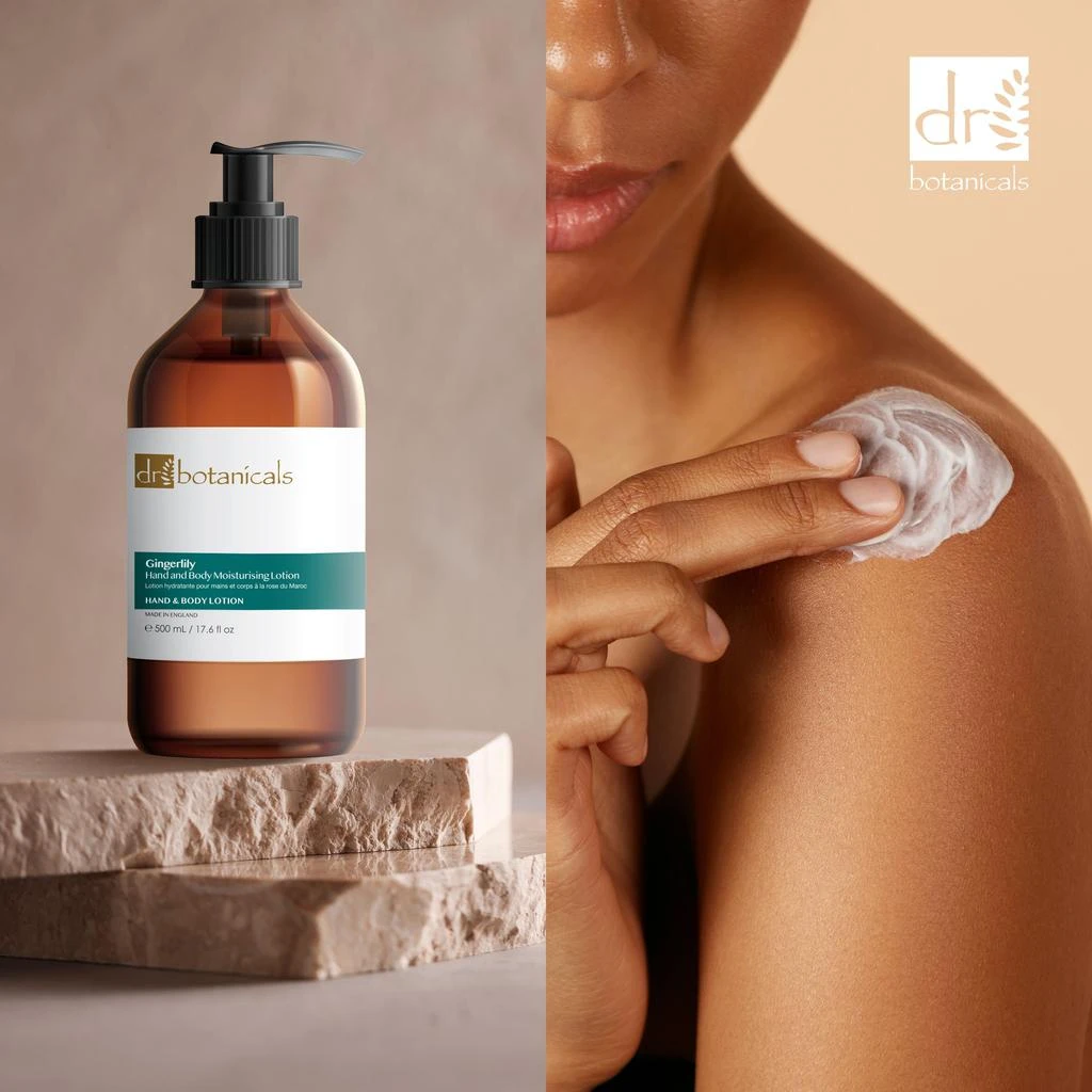 Dr. Botanicals Gingerlily Hand & Body Moisturizing Lotion 500ml Twin Value Savings Pack 6