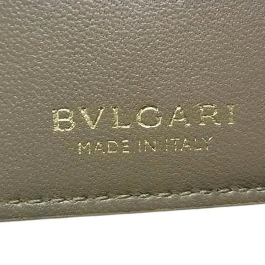 BVLGARI Leather Business Card Case (Pre-Owned) 2