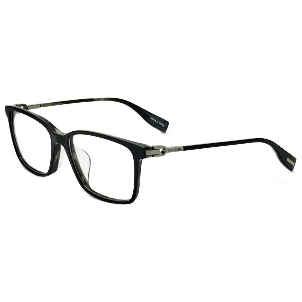 TRUSSARDI Trussardi Men's Black Rectangular Opticals