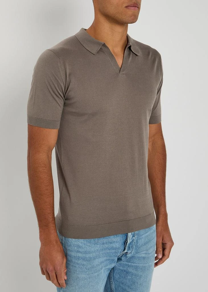 John Smedley Noah wool polo shirt 2