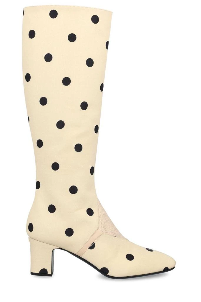 Valentino Valentino Equivoque Polka Dot Printed Boots 1