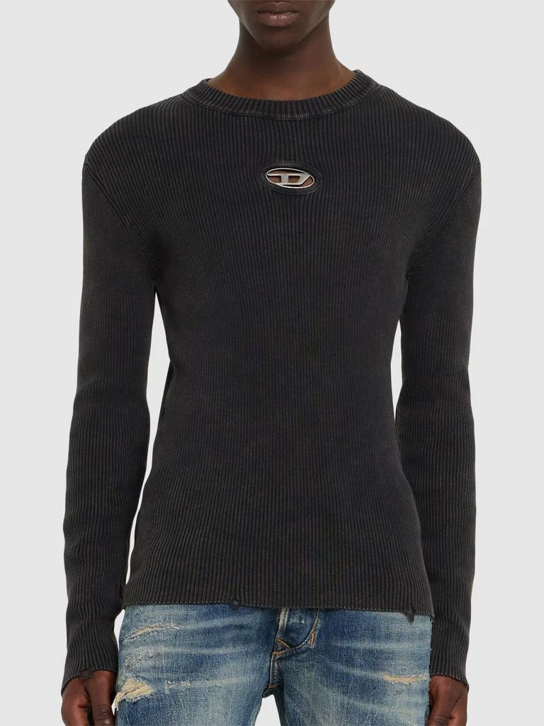 Diesel K-darin Knit Long Sleeve Crewneck Shirt 2