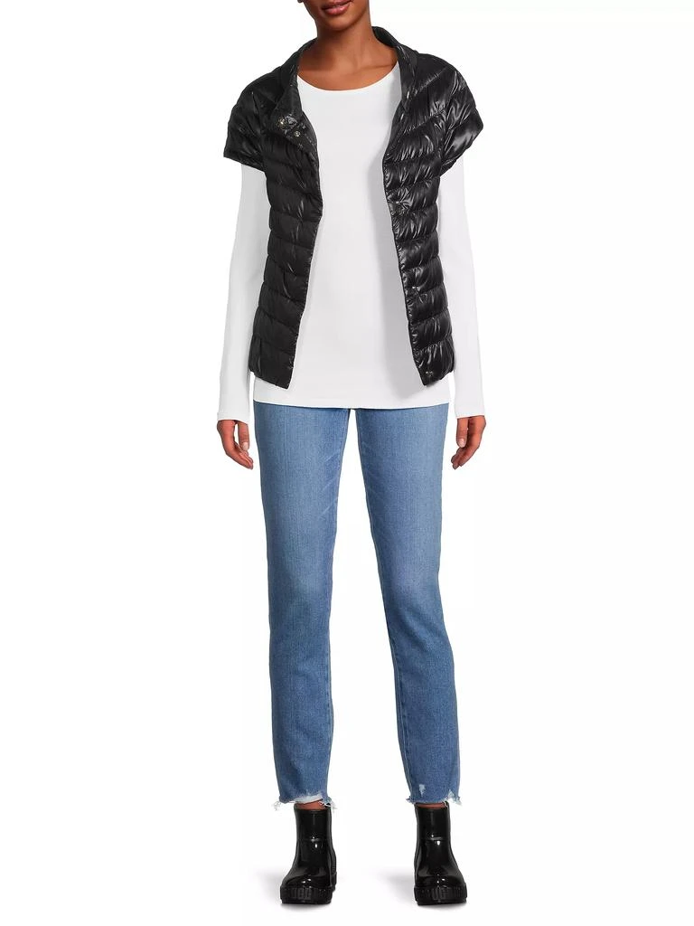 Herno Iconico Emilia Cap-Sleeve Down Puffer Jacket 2