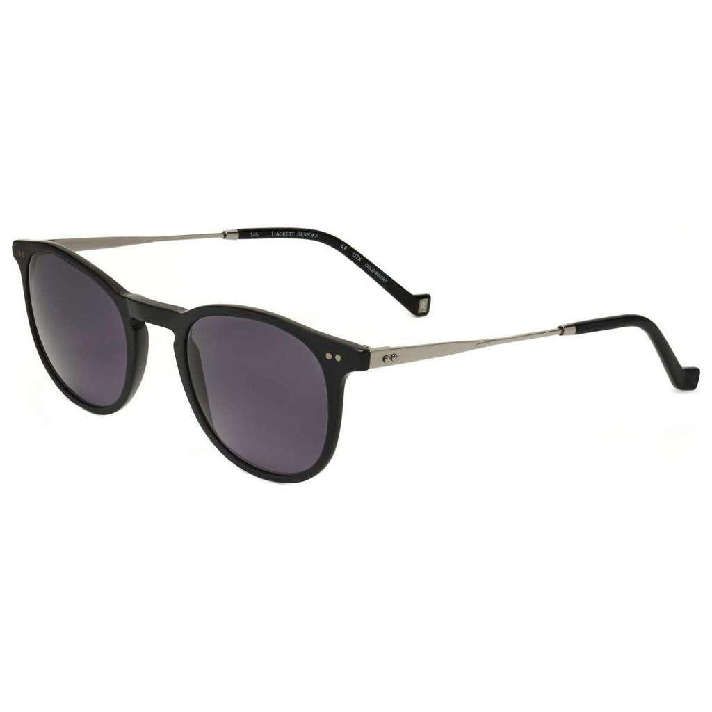 Hackett Hackett Men's Black Round Sunglasses