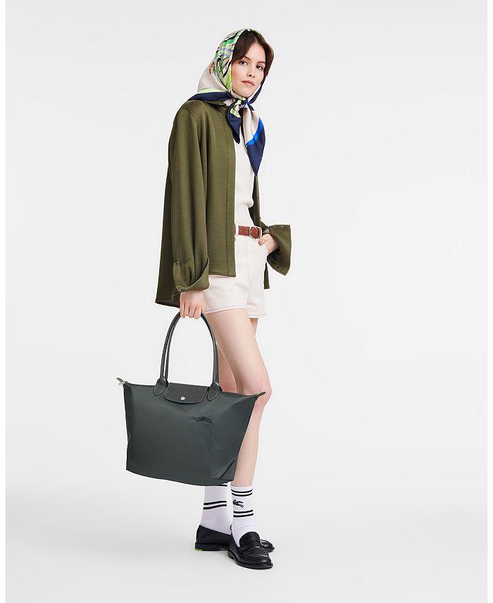 Longchamp Le Pliage Green Large Nylon Tote Bag