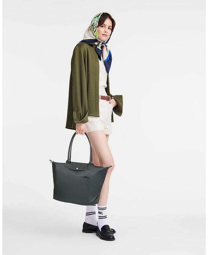 Longchamp Le Pliage Green Large Nylon Tote Bag 2