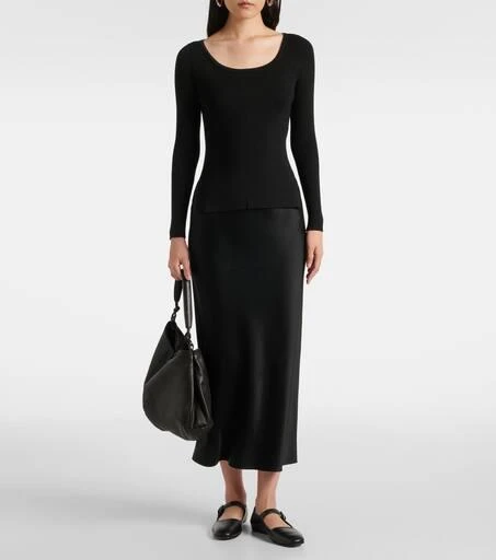 Max Mara Leisure Ondina lamé top 2