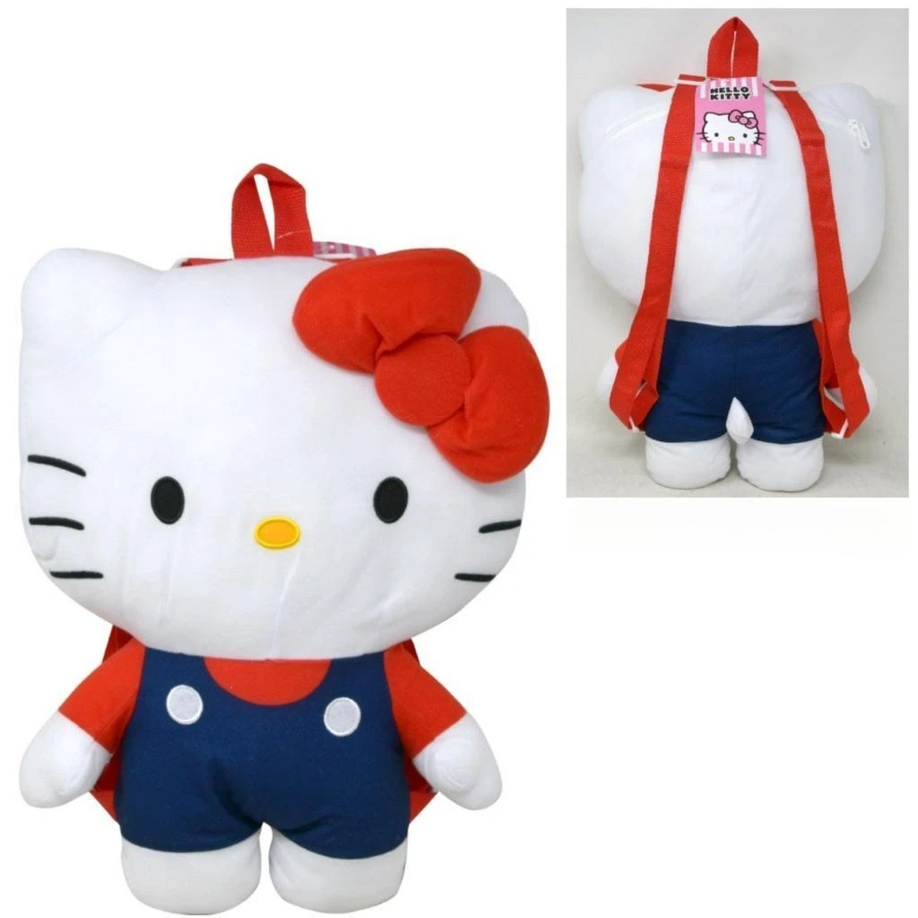 Hello Kitty 16” Plush Backpack Soft Character Bag 2