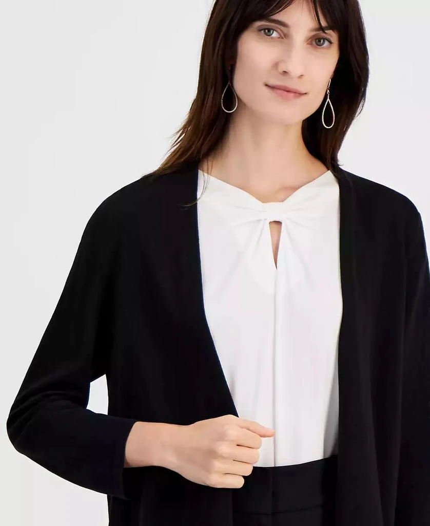 Kasper Women's Long Sleeve Cardigan Sweater, Regular & Petite 3