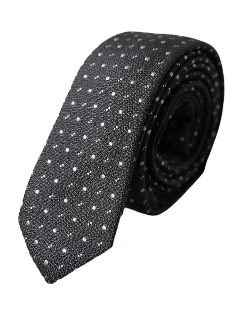 Dolce 
Gabbana Polka Dot Silk Adjustable Men Men
s Tie