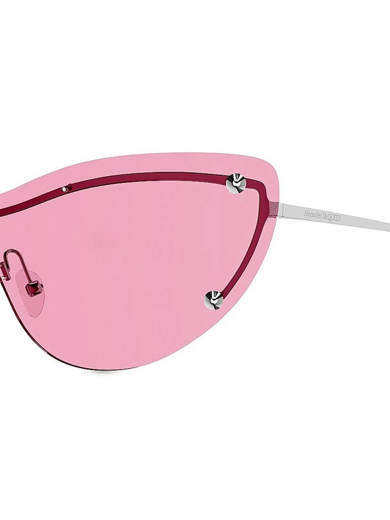 Alexander McQueen 99MM Spike Studs Mask Metal Sunglasses 3