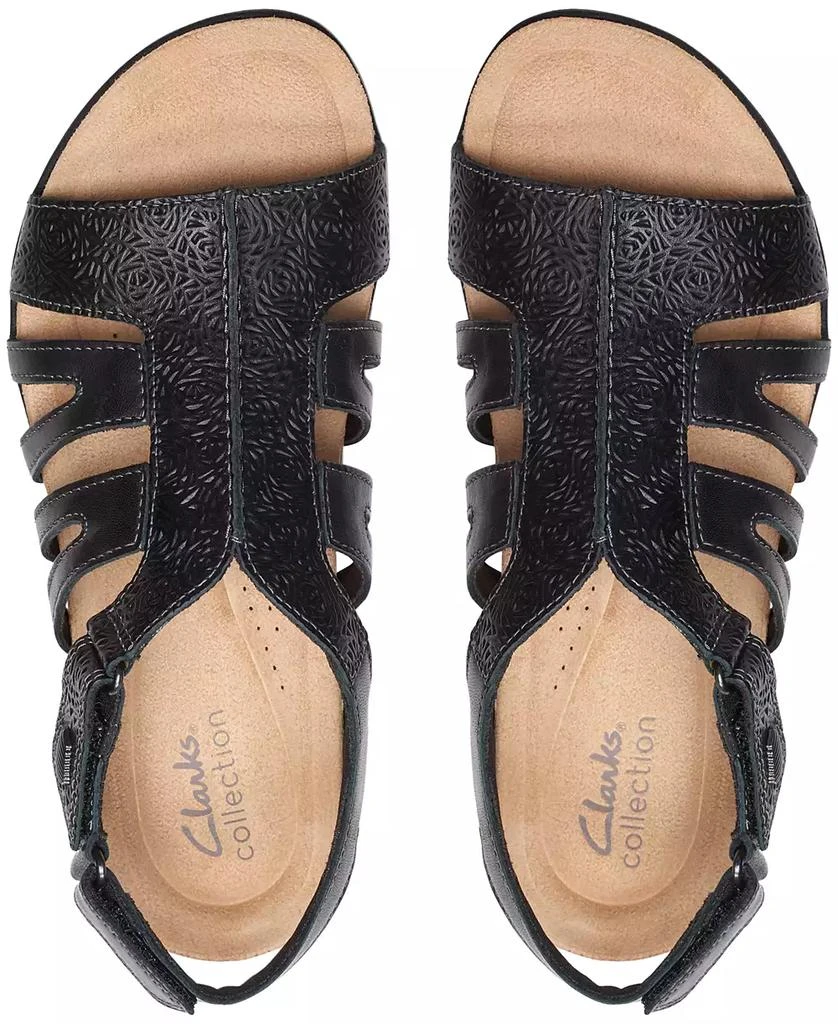 Clarks Women's April Belle Strappy Slingback Sandals 4