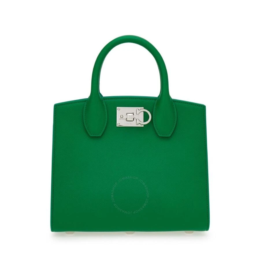 Salvatore Ferragamo Small Studio Box Gancini Buckle Tote Bag 1