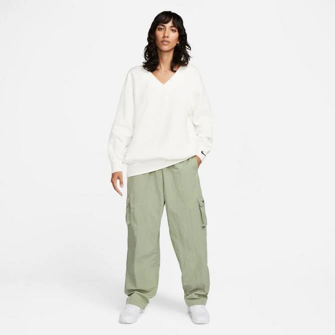 NIKE Women's Nike Sportswear Phoenix Fleece Oversized V-Neck Sweatshirt 2