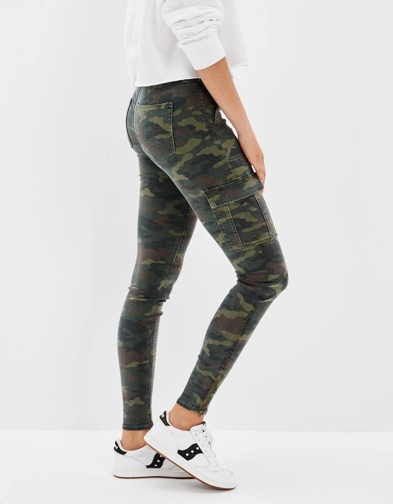 American Eagle Outfitters AE Ne(x)t Level Low-Rise Cargo Camo Jegging 3