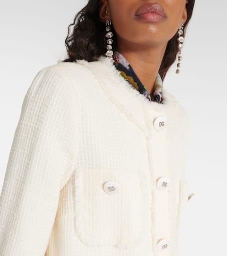 Dolce & Gabbana Wool-blend tweed jacket - Jackets - Free