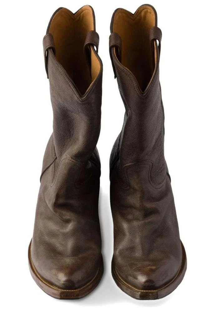 Prada Prada Pointed-Toe Western Boots 3