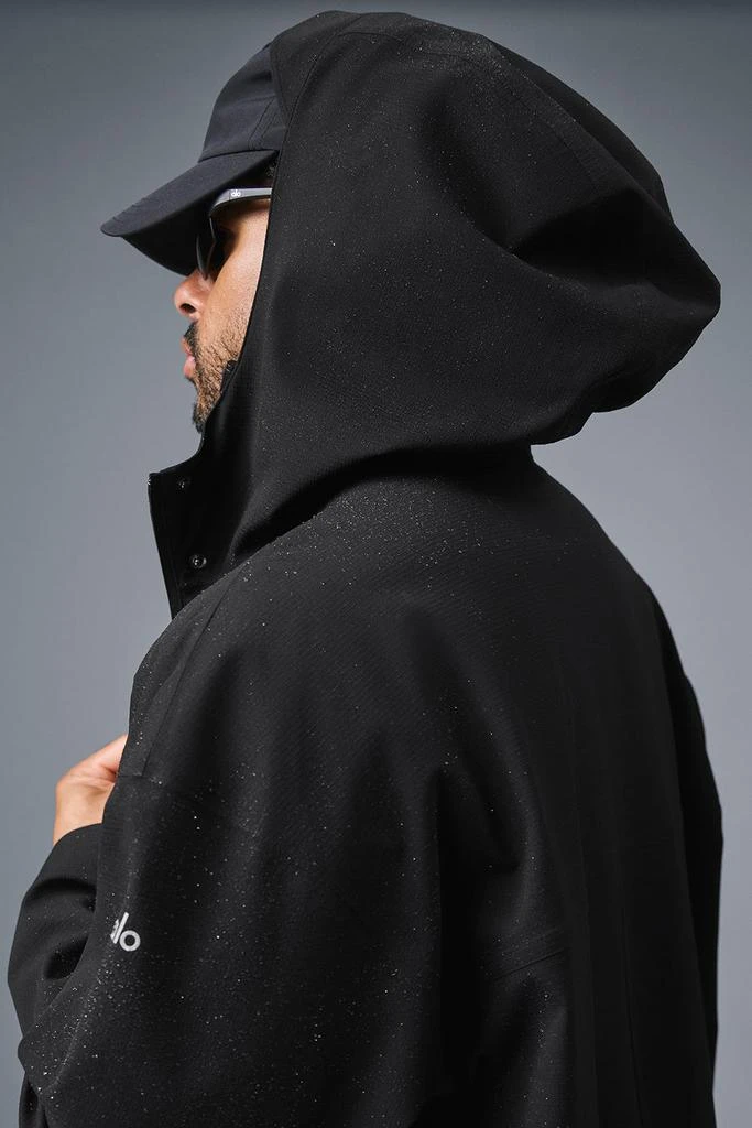Alo Rain Or Shine Long Coat - Black 6