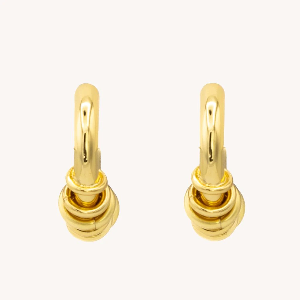 Rebecca Minkoff Ringed Huggie Hoop 3