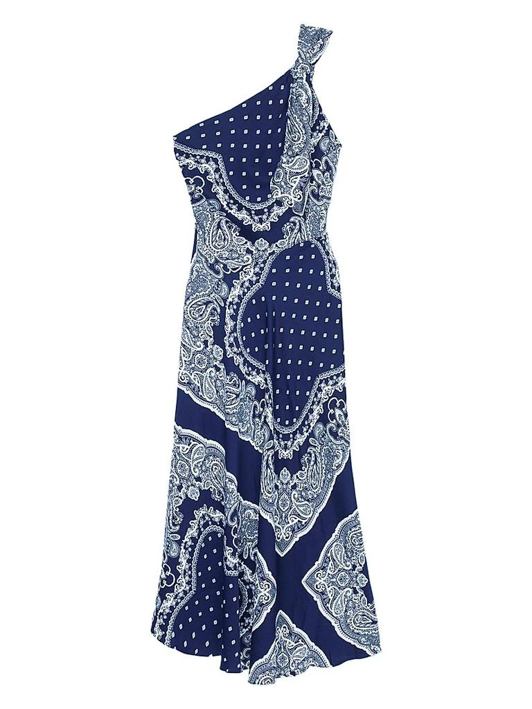 chinese dress ladies BANDANA-PRINT MAXI DRESS  SANDRO Egypt