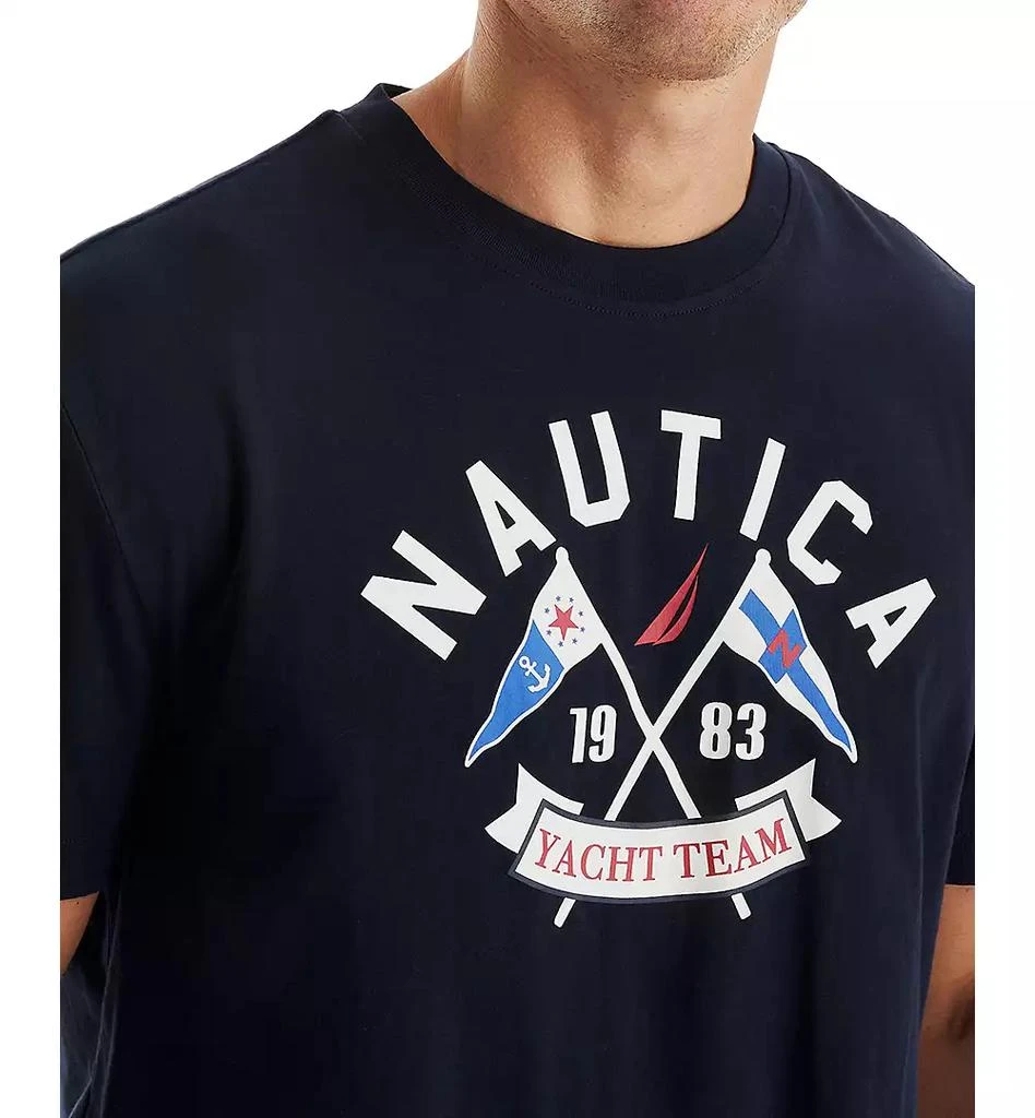 Nautica Men's Short Sleeve Sailing Graphic Sleep T-Shirt 3
