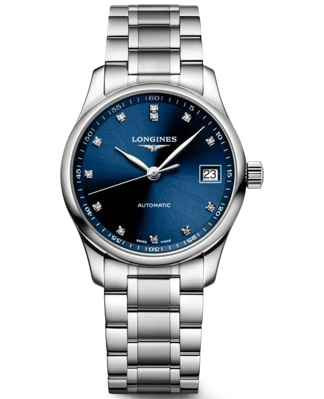 Longines Longines Master Collection Blue Diamond Dial Steel Women's Watch L2.357.4.97.6 1