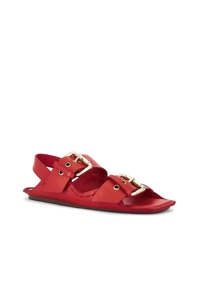 Free People Women
s Blossom Buckle Sandal In Salsa